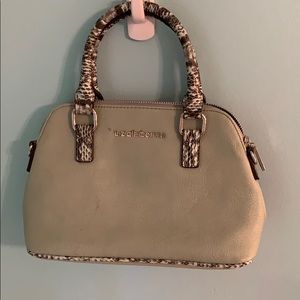 liz claiborne green snake skin handbag
